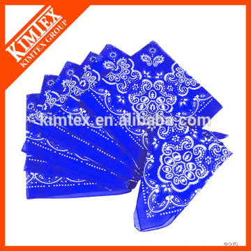 Customized cheap wholesale printed cotton bandanas